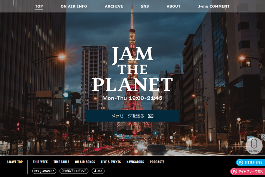 J-WAVE「JAM THE PLANET」